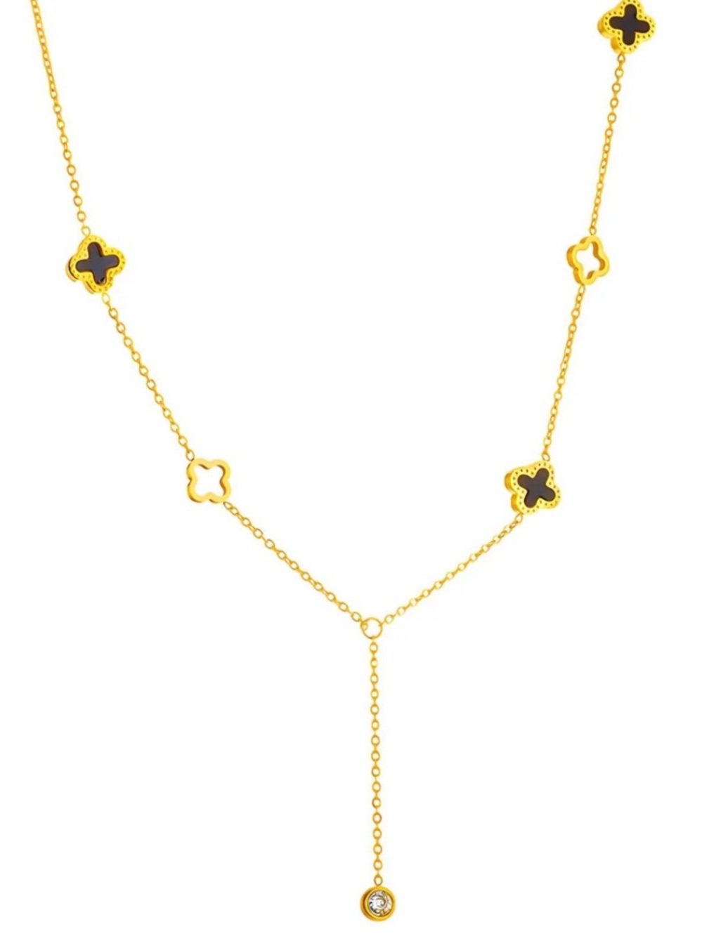 Eternal Clover Necklace Reversible Clovers